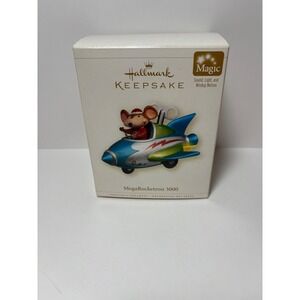 Hallmark Keepsake 2006 MegaRocketron 3000 Magic Sound Light Motion Ornament